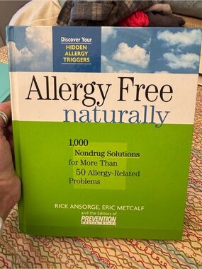 Allergy Free Naturally Book Prevention Health 1000 Nondrug Solutions Vintage
